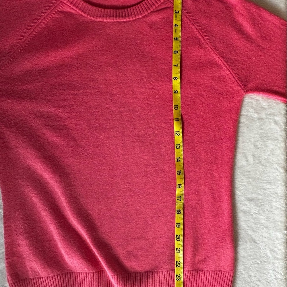 French Connection Long Sleeve Crew Neck Pink Sweater Size Large - Picture 5 of 10